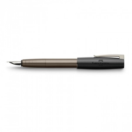 Loom Gunmetal Fountain Pen, Broad, Anthracite Matt